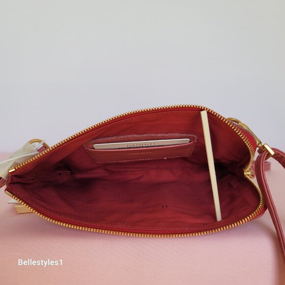 HAMMITT NASH Small Pebbled Leather Crossbody - Rouge Pink color π$175. - Picture 14 of 16